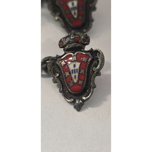 Military Monarchy Rosas De Portugal Cufflinks - Picture 4 of 6